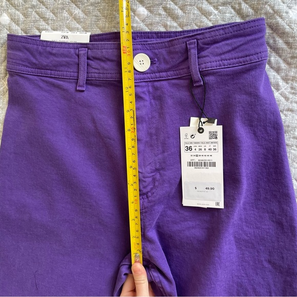 Zara Jeans Zara The Marine Straight Purple Violet Jeans Poshmark